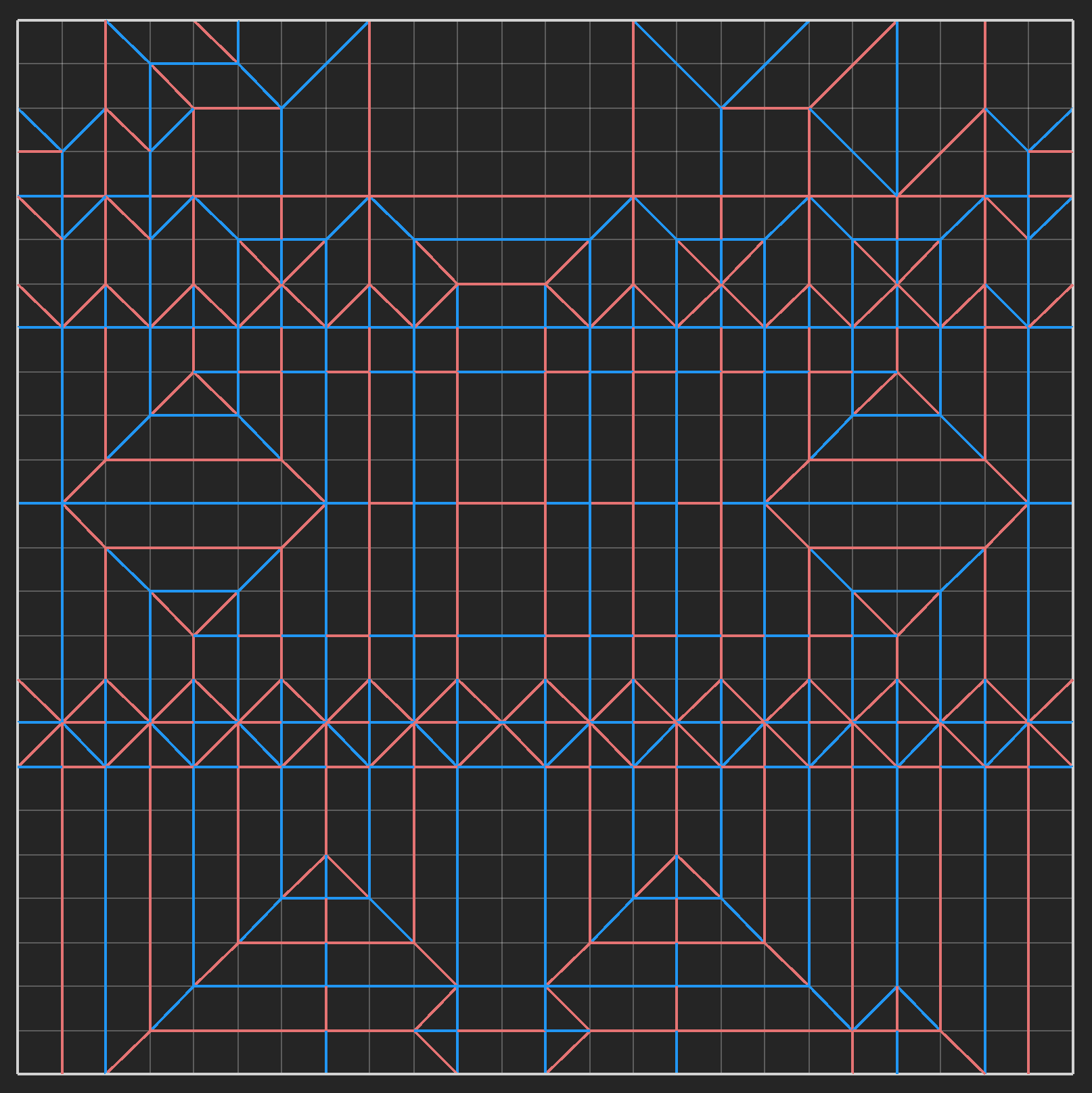 Crease pattern.